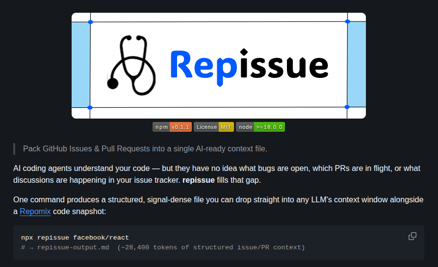 Repissue screenshot